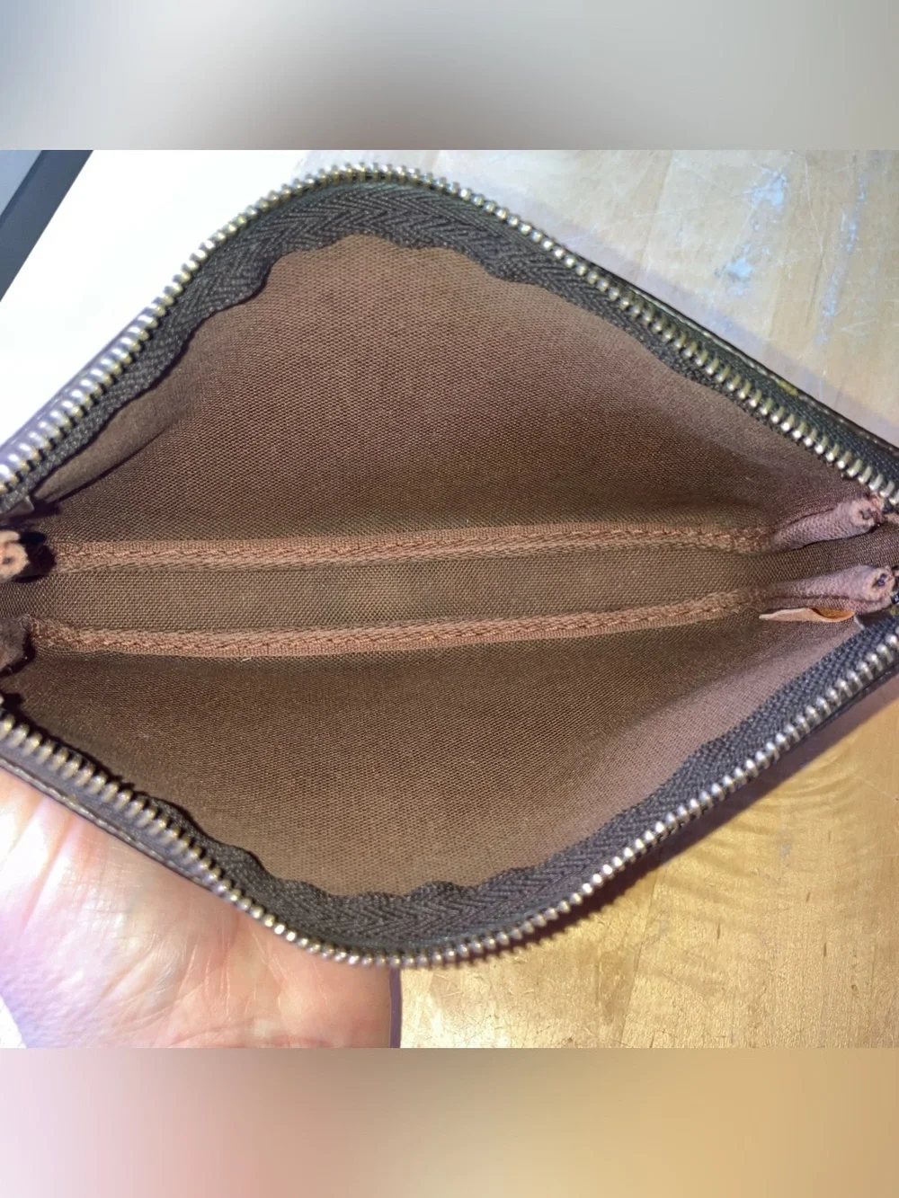 Louis Vuitton Monogram Canvas Petit Bucket Pochette Pouch